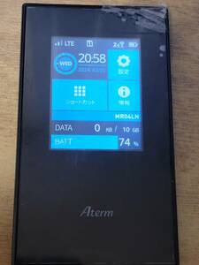 NECプラットフォームズ SIMロックフリー LTE モバイルルーター Aterm MR04LN (デュアルSIM 対応/microSIM) PA-MR04LN 中古品