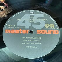 ☆洗浄済 メータ ツァラトゥストラかく語りき ニューヨーク・フィル Master Sound 32AC 1076 CBS マスターサウンド 45回転 LP_画像3