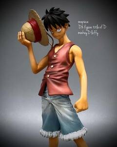 リペイント onepiece DXフィギュア Dの称号 モンキー・D・ルフィ フィギュア ワンピース 一番くじ エース ロジャー ガープ