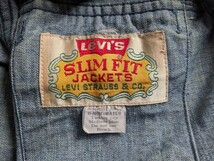 　60s 70s levis USA製 リーバイス デニムジャケット白タブ　70505 557 70506 ビンテージ ジャケット bige リー 501 3rd 4th 赤耳_画像6