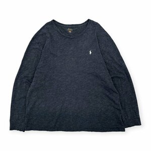 POLO RALPH LAUREN ポロラルフローレン ポニー刺繍 長袖Tシャツ ロンT カットソー XL / ネイビー系 メンズ アメカジ ビッグサイズ