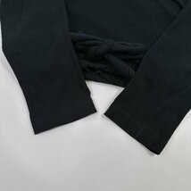 agnes b. アニエスベー ジャージー コットン ジャケット カーディガン サイズ 2 / 黒 ブラック 日本製_画像5