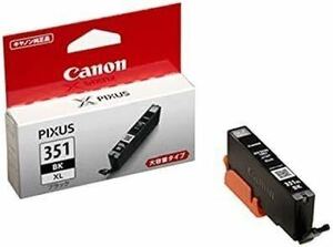 ★Canon キャノン★PIXUS BCI-351XL 大容量タイプ BK ブラック 純正品 正規品 351XL 期限切れ 訳ありiP7230 8730 MG5530