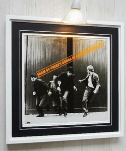 シャム69/There's Gonna Be A Borstal Break-Out/レコジャケ ポスター 額付/Sham69/Uk/art display/イングランド グレイト パンク ロック