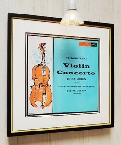 チャイコフスキー/Violin Concerto/アンディ・ウォーホル 画/レコジャケ・ポスター額装/Tchaikovsky/Andy warhol/ガンボアート/display