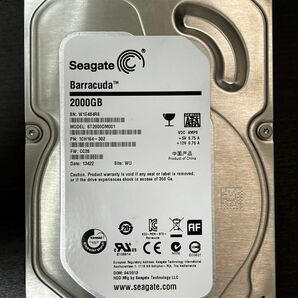 151.Seagate HDD 2TB 3.5インチ：1496時間使用　内臓ハードディスク