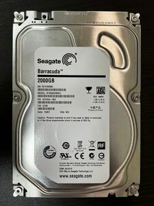 165.Seagate HDD 2TB 3.5インチ：4029時間使用　内臓ハードディスク