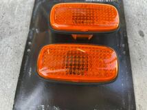 《美品・売切》日産 スカイラインGT-R 純正 サイドマーカー サイドウインカー フェンダーマーカー ノーマル オレンジ 左右SET ICHIKOH 5322_画像1