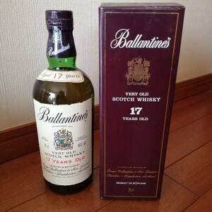 未開栓 バランタイン　Ballantine's 17年 ベリーオールド スコッチ　ウイスキー 750ml 箱入 古酒　酒類