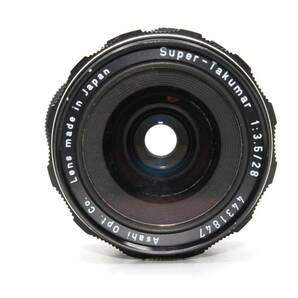 ★良品★ペンタックス PENTAX Super-Takumar 28mm F3.5 M42マウント L110#2232の画像2