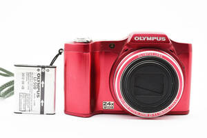 ★外観美品★オリンパス OLYMPUS SZ-14 レッド コンパクトデジタルカメラ L440#2363