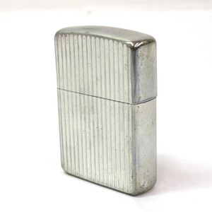 146U276★中古品 ZIPPO ジッポー Armor アーマー ストライプ 2005年製造 火花確認済み