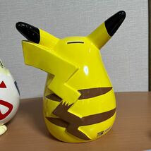 送料無料！ 当時物 ポケットモンスター ピカチュウ トゲピー 貯金箱 陶器製 セット_画像8