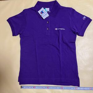  free shipping! Champion Champion polo-shirt short sleeves lady's size M purple 