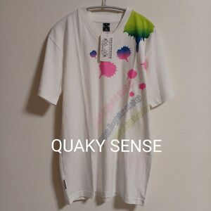 【即日発送】新品、未使用品。QUAKY SENSEプリント半袖カットソー