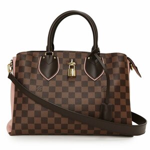 （未使用　展示品）ルイ ヴィトン LOUIS VUITTON ノルマンディ ハンドバッグ ダミエキャンバス トリヨンレザー ブラウン マグノリア N41488