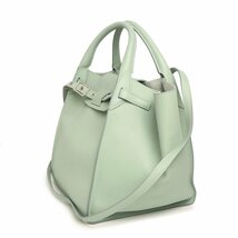 （未使用　展示品）セリーヌ CELINE ビッグバッグ スモール ロングストラップ 2WAY ハンドバッグ カーフスキン ライトグリーン 緑 183313_画像4