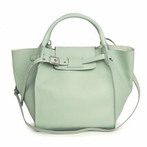 （未使用　展示品）セリーヌ CELINE ビッグバッグ スモール ロングストラップ 2WAY ハンドバッグ カーフスキン ライトグリーン 緑 183313_画像1