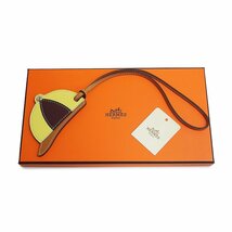 （新品・未使用品）エルメス HERMES パドック ボンブ ボンベイ 帽子 バッグチャーム バトラー スイフト ナチュラルサブレ ライム ボルドー_画像2