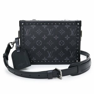 （新品・未使用品）ルイ ヴィトン LOUIS VUITTON クラッチ ボックス トランク モノグラムエクリプス レザー ブラック 黒 M20251 箱付