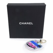 （新品・未使用品）シャネル CHANEL 車 ココマーク キーリング バッグチャーム キーホルダー レジン ピンク ブルー ゴールド金具 ABC798_画像2