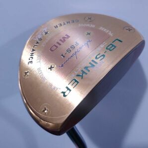 ◆美品/希少スチールシャフト◆HONMA ホンマ LB-SINKER FSS-1 MID パーシモン 本革グリップ 33.5in/484.4g/D2 hiro honma 本間の画像2