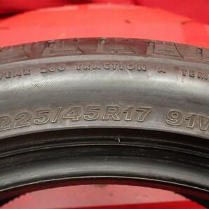 単品 タイヤ 1本 《 ブリヂストン 》 トランザGR90 [ 225/45R17 91W ]9.5分山★n17 アウディA3 A4 ゴルフ プジョー308 ベンツCクラスの画像9