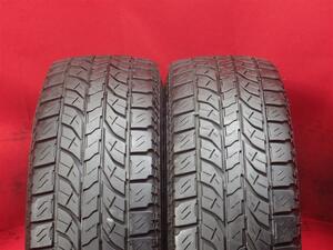 中古タイヤ 215/80R16 103S 2本セット ヨコハマ ジオランダー A/T・S YOKOHAMA GEOLANDAR A/T-S 7.5分山 ランドクルーザー サファリ テラ・