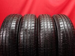 中古タイヤ 195/80R15 96S 4本セット ブリヂストン デューラー H/T684II BRIDGESTONE DUELER H/T684II 9.5分山★n15 ジムニーシエラ