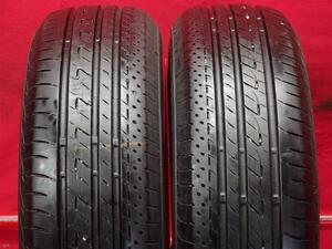 中古タイヤ 185/65R14 86H 2本セット ブリヂストン エコピア PRV BRIDGESTONE ECOPIA PRV 8.5分山 アコードクーペ エリオ スプリンター