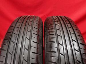 中古タイヤ 155/80R13 79S 2本セット ヨコハマ エコス ES31 YOKOHAMA ECOS ES31 9.0分山★n13 パッソ ブーン ヴィッツ Kei ロゴ カローラ