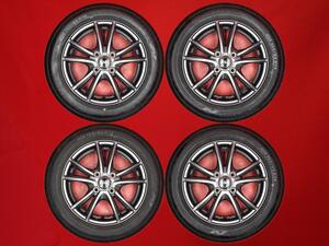 中古タイヤ付 4本SET WEDS NIRVANA ニルヴァーナ NV + ブリヂストン ネクストリー 155/65R14 9/8.5分山 スペーシア タント N-BOX 等へ tw14