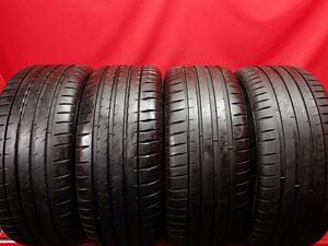 中古タイヤ 225/40R18 92Y 4本セット ミシュラン パイロット スポーツ 4S/4 9分山★n18 ゴルフ ベンツ Aクラス Bクラス アウディA4