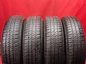 中古タイヤ 195/80R15 96S 4本セット ブリヂストン デューラー H/T684II 9.5分山 ★ ジムニーシエラ エスクード キャラバン n15