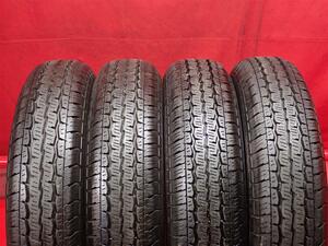 タイヤ4本 《 トーヨー 》 H05 [ 165/80R14 91/90N ]9分山★ 商用車6PR NV200 ボンゴ ADバン n14