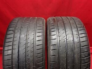 中古タイヤ 285/40R18 105Y 2本セット ミシュラン パイロット スポーツ 4S 9.5分山 ★ マセラティ クワトロポルテ n18