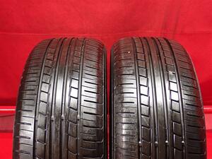 中古タイヤ2本 《 ヨコハマ 》 エコス ES31 [ 215/50R17 91V ] 9分山 エクシーガ レヴォーグ リーフ プリウスα n17