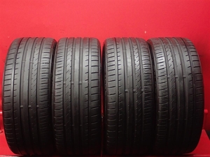 タイヤ4本 《 ファルケン 》 アゼニスFK453 [ 225/35R20 90Y ]6.5分山★ マークX オデッセイ アテンザ エスティマ レヴォーグ　n20