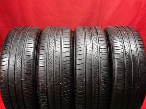 中古タイヤ 215/60R16 95H 4本セット ハンコック キナジー エコ2 8.5分山 ★ クラウン マークX ヴェゼル CX3 n16