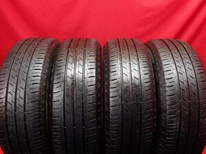 中古タイヤ 195/60R16 89H 4本セット ブリヂストン エコピア EP150 BRIDGESTONE ECOPIA EP150 8分山★n16 イスト ウィッシュ