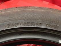 単品 タイヤ 1本 《 ブリヂストン 》 レグノGR-XT(エックスティー) [ 225/45R18 91W ]9分山★n18 クラウン マークX オデッセイ アテンザ_画像10