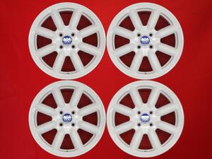 MINILITE MiniLight MC-40 中古Wheels 4本 6.5J 16 Inch PCD100 4穴 +48 ハブ56 MINI Mini R50 ~ R59 等へ aa16