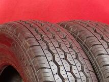 タイヤ2本 《 ブリヂストン 》 RD・613 [ 195/70R15 106/104L ]9.5分山★ 商用車 ハイエース100系 キャンピングカーn15_画像3