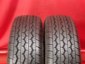 タイヤ2本 《 ブリヂストン 》 RD・613 [ 195/70R15 106/104L ]9.5分山★ 商用車 ハイエース100系 キャンピングカーn15