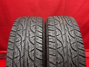 タイヤ2本 《 ダンロップ 》 グラントレック AT3 [ 265/65R17 112S ]8.5分山★ サーフ プラド パジェロ n17