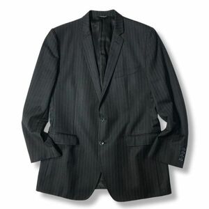 《良品◎》DOLCE&GABBANA ドルチェ&ガッバーナ★イタリア製*ストライプ*シングルテーラードジャケット*ブレザー*ブラック(MW3060)◆S60