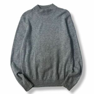 《良品◎》UNIQLO ユニクロ★上質カシミヤ100％*ニット*セーター*グレー*サイズL(MW3121)◆S60