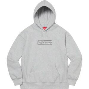 Supreme KAWS Chalk Logo Hooded Sweatshirt L Boxlogo シュプリーム カウズ パーカー ボックスロゴ