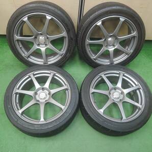 *送料無料*キレイ★AVS Model T7 225/45R17 ゼスティノ Gredge 07RR 17インチ PCD114.3/5H★4011711SYノの画像1