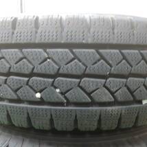 *送料無料*バリ溝！9.5分★トヨタ ハイエース 純正 スチール 195/80R15 スタッドレス ブリヂストン VL1 PCD139.7/6H★4011902SYス_画像4